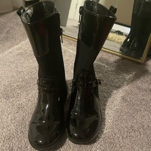 Black parent little girls boots